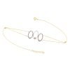 Brown & White Diamond Choker