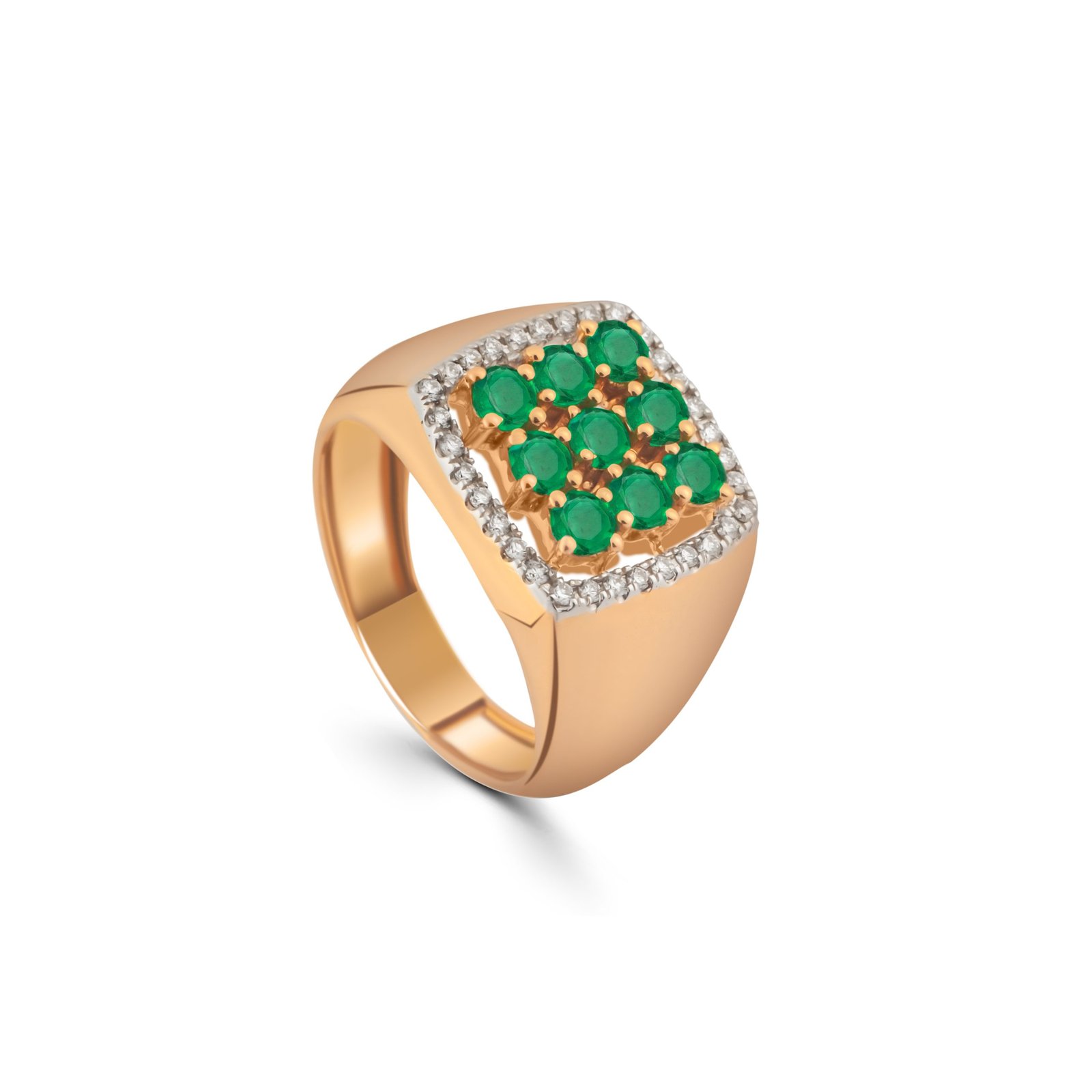 The Emerald Pinky Envy Ring