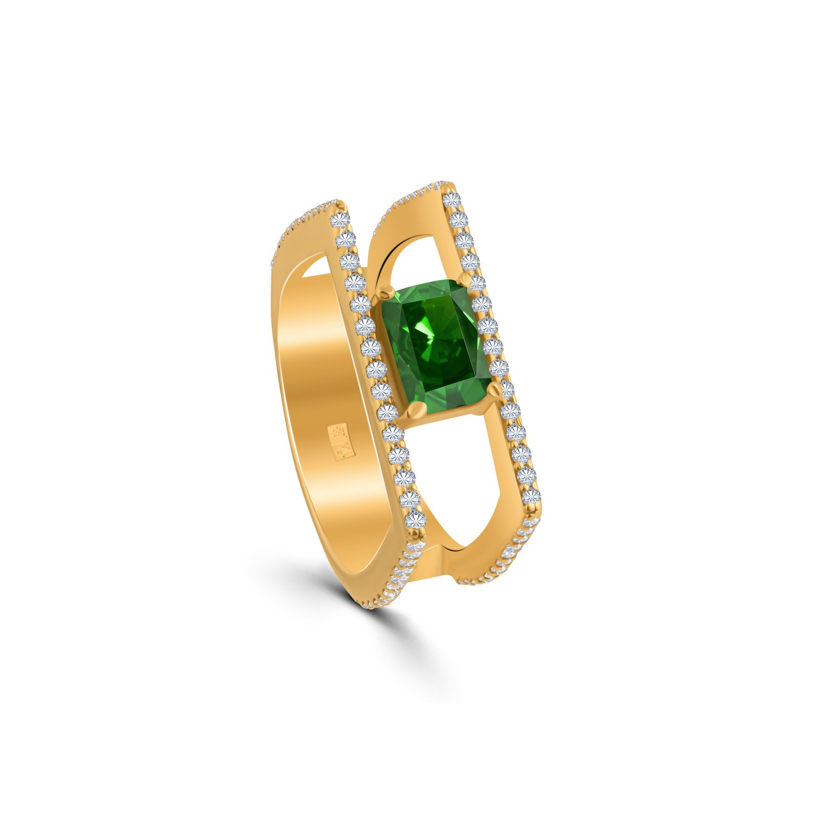 The Green Light Diamond Ring