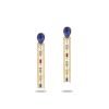 Tanzanite & Sapphire Gold Earrings
