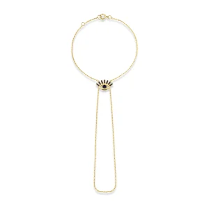 EVIL EYE HAND CHAIN BRACELET