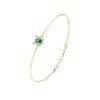 EMERALD LOTUS SLIM BANGLE