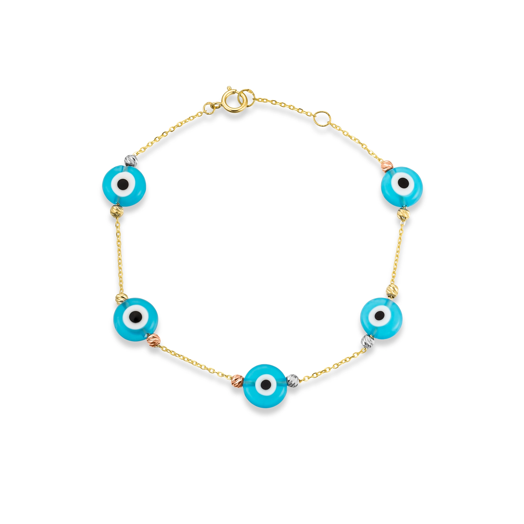 ROUND EVIL EYE BRACELET