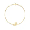 BUTTERFLY CHARM GOLD BRACELET