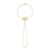 GOLD CROWN HAND CHAIN