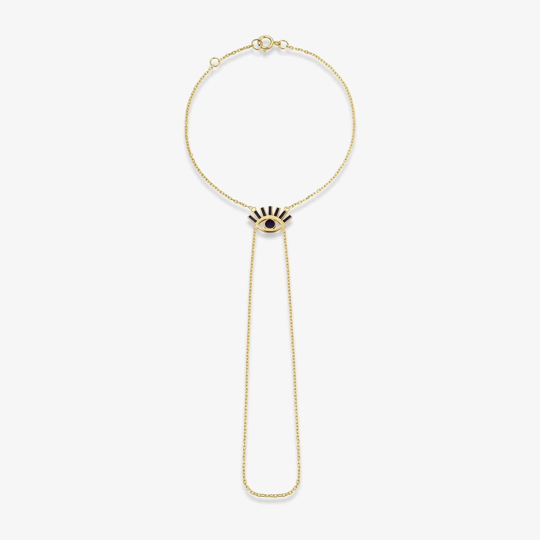 EVIL EYE HAND CHAIN BRACELET - Image 2