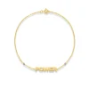 "POWER" WORD CHARM ANKLET