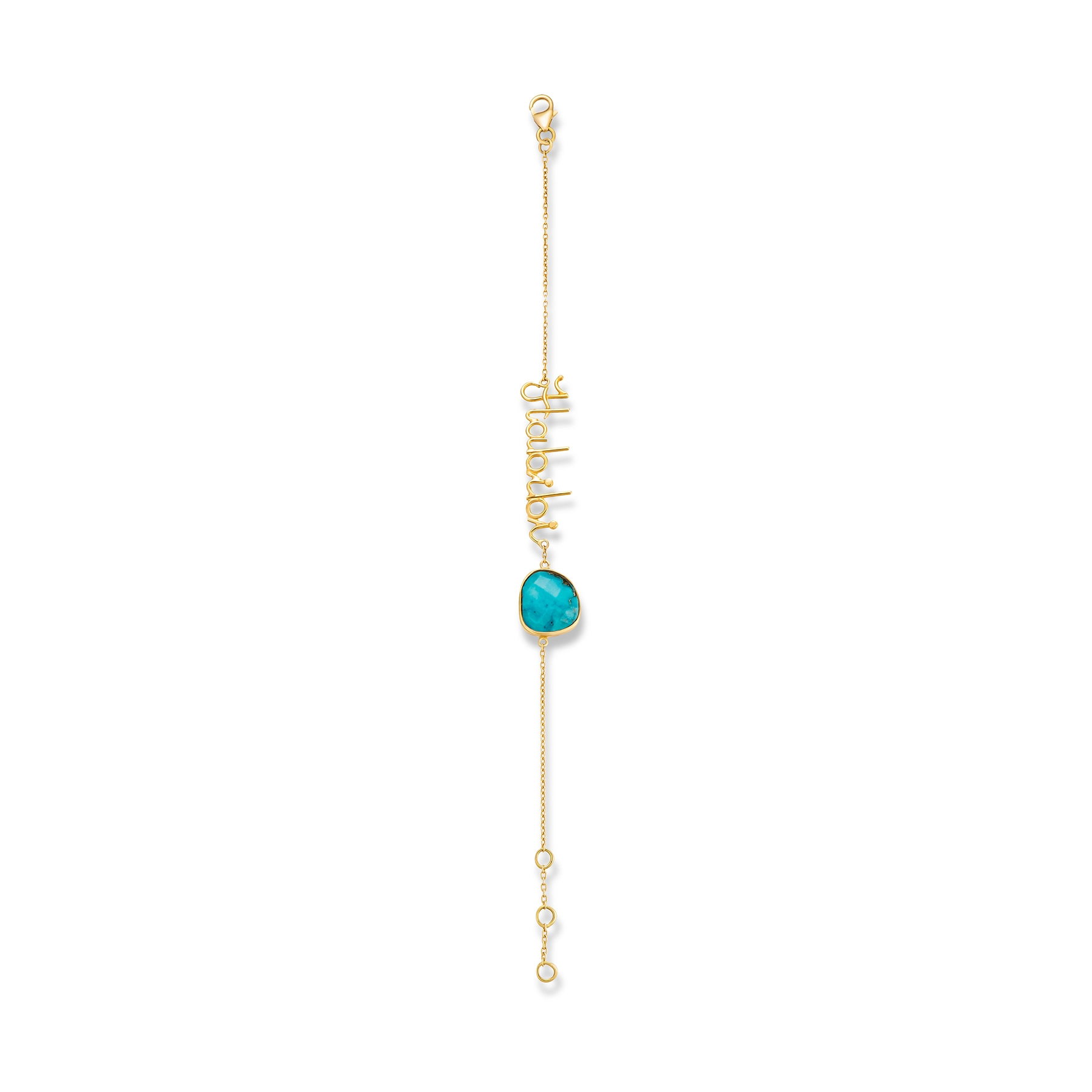 HABIBI CALLIGRAPHY GOLD BRACELET
