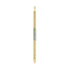 GREEN TOPAZ & DIAMOND BRACELET