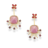 Pink Sapphire Cocktail Earrings