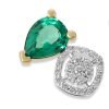 Tourmaline Elegance Diamond Earring