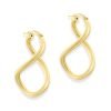 Infinity Gold Hoop Earrings