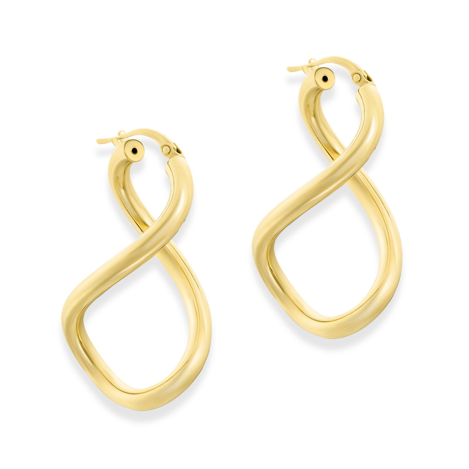 Infinity Gold Hoop Earrings