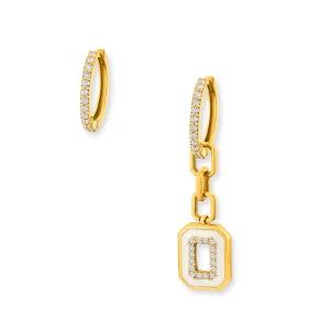 DIAMOND HOOP LINKED CHARM