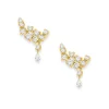 SPARKLING CLUSTER DIAMOND EARRING