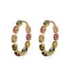 Multi-Color Tourmaline Earrings