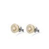 Diamond Stud Enamel Earrings