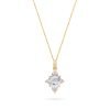 Diamond & White Quartz Necklace