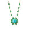 Green and Blue Drama Necklace