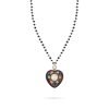 Vintage Micro Mosaic Heart Pendant