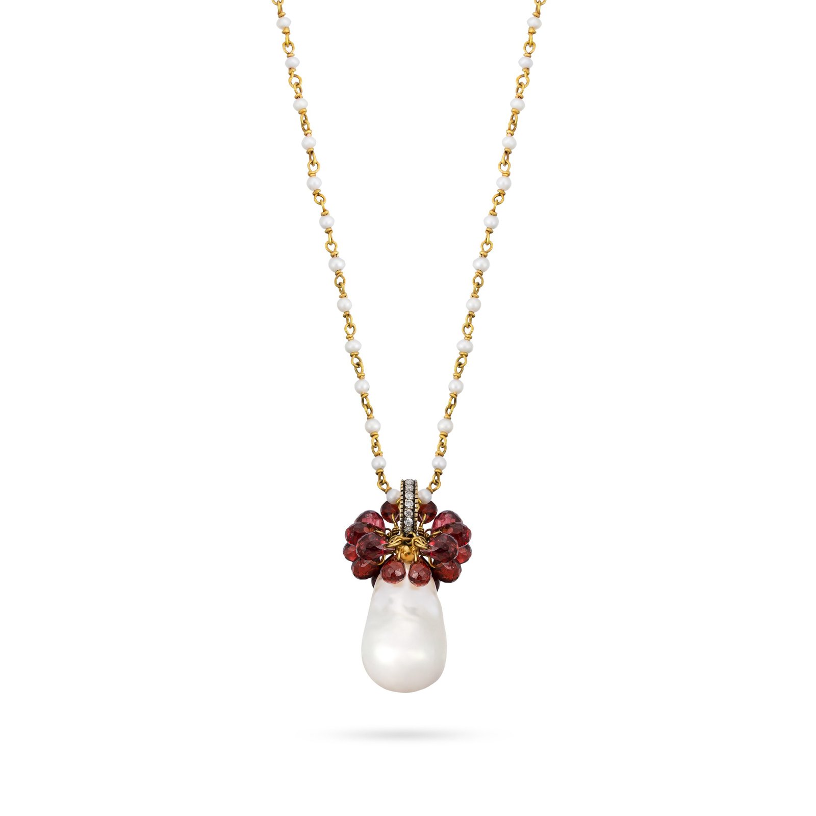 Radiance Pearl Gold Necklace