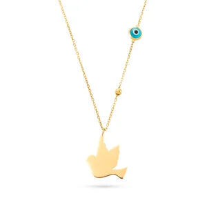 FREE BIRD GOLD NECKLACE