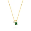 LITTLE GREEN TOI ET MOI NECKLACE