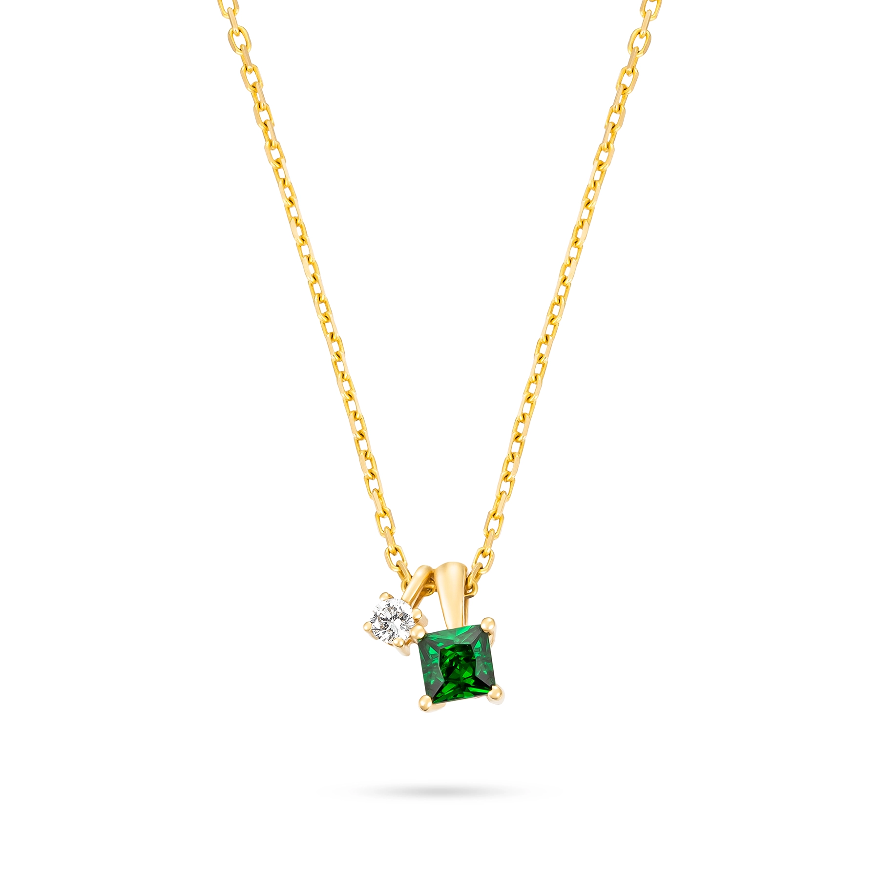 LITTLE GREEN TOI ET MOI NECKLACE