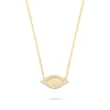 DAINTY DIAMOND EYE NECKLACE