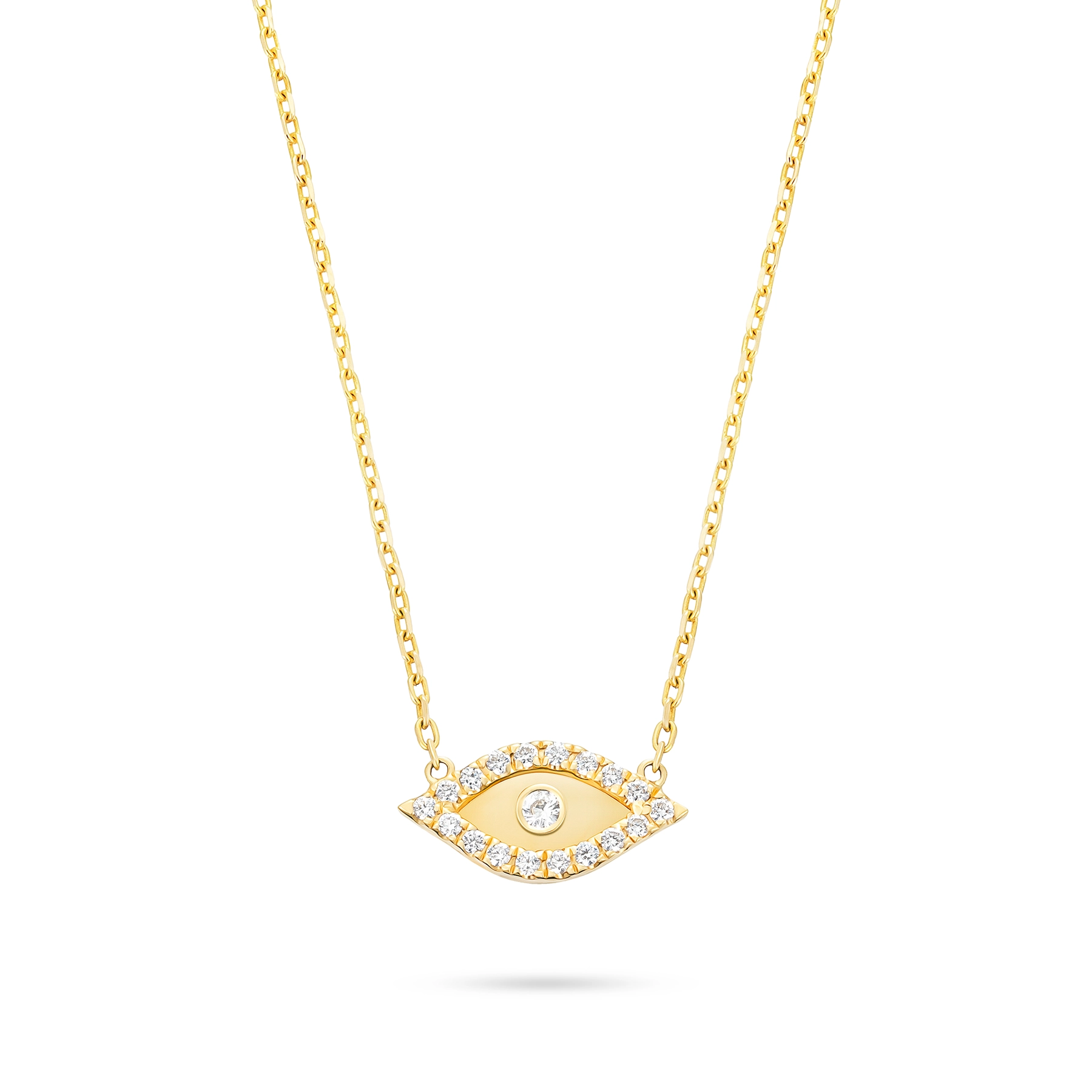 DAINTY DIAMOND EYE NECKLACE