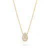 Pear Shaped Diamond Necklace