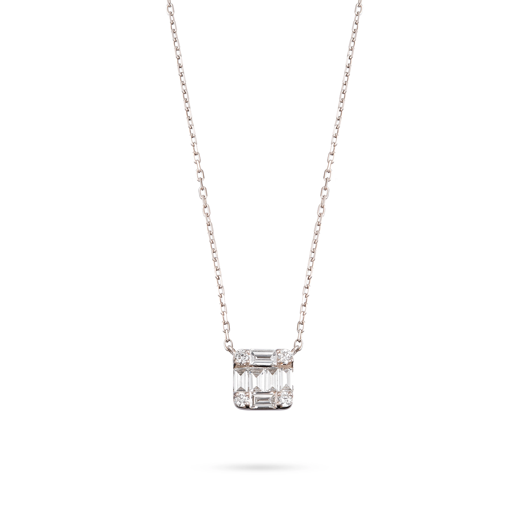DAINTY ILLUSION DIAMOND NECKLACE