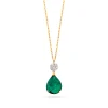 Emerald and Diamond Pendant
