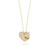 BENDED DIAMOND PAVE PENDANT