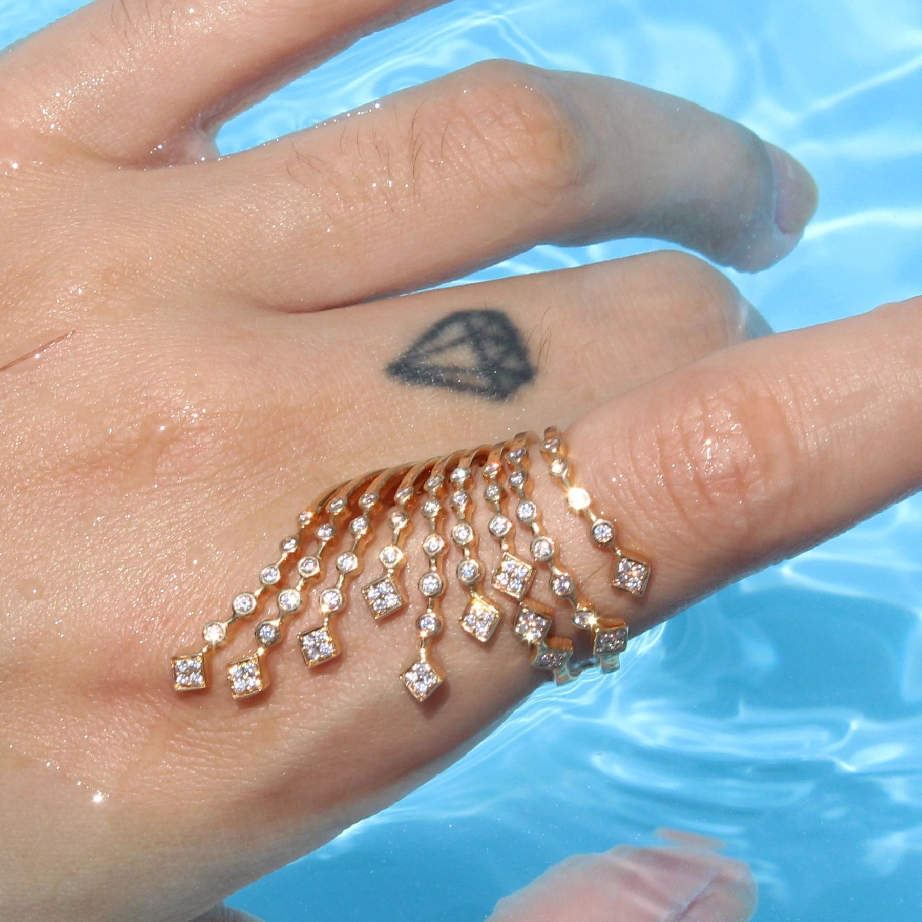 The Sunlit Sparkle Diamond Ring - Image 4