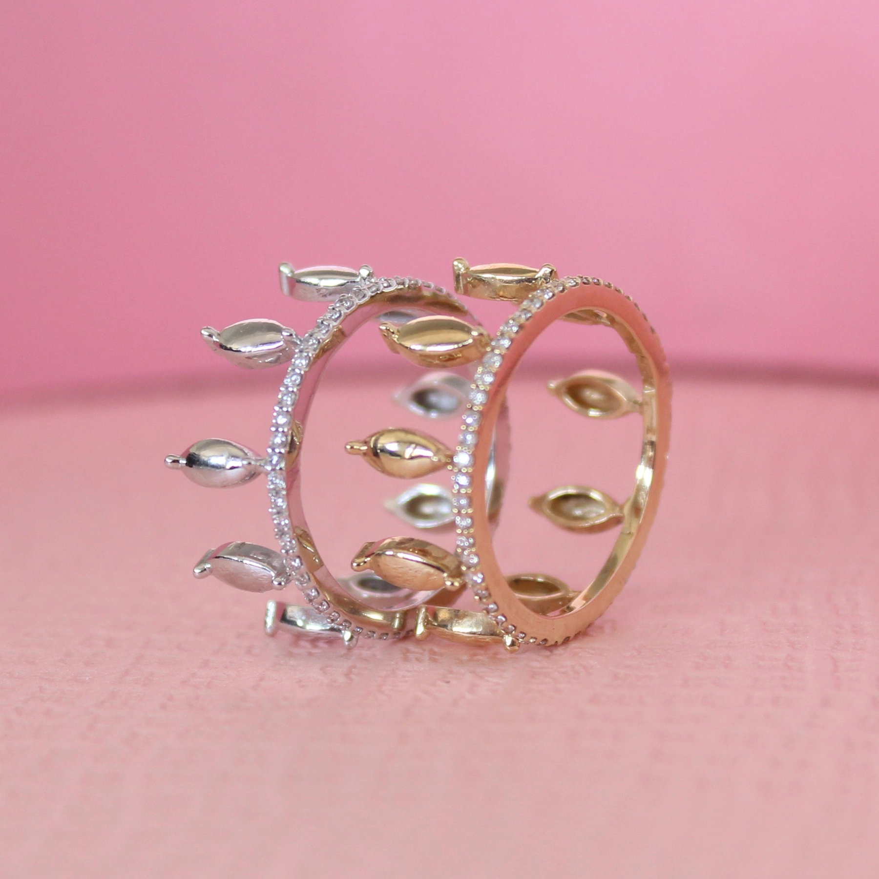 MARQUISE TIARA DIAMOND RING - Image 3