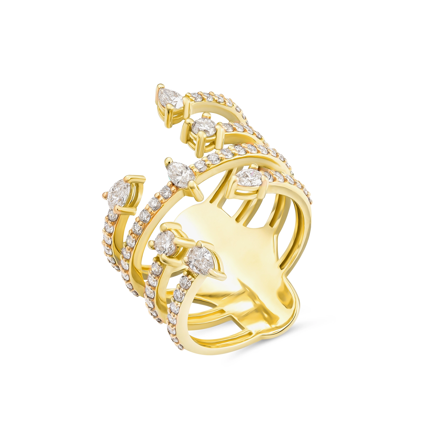 MULTI DIAMOND BAND RING