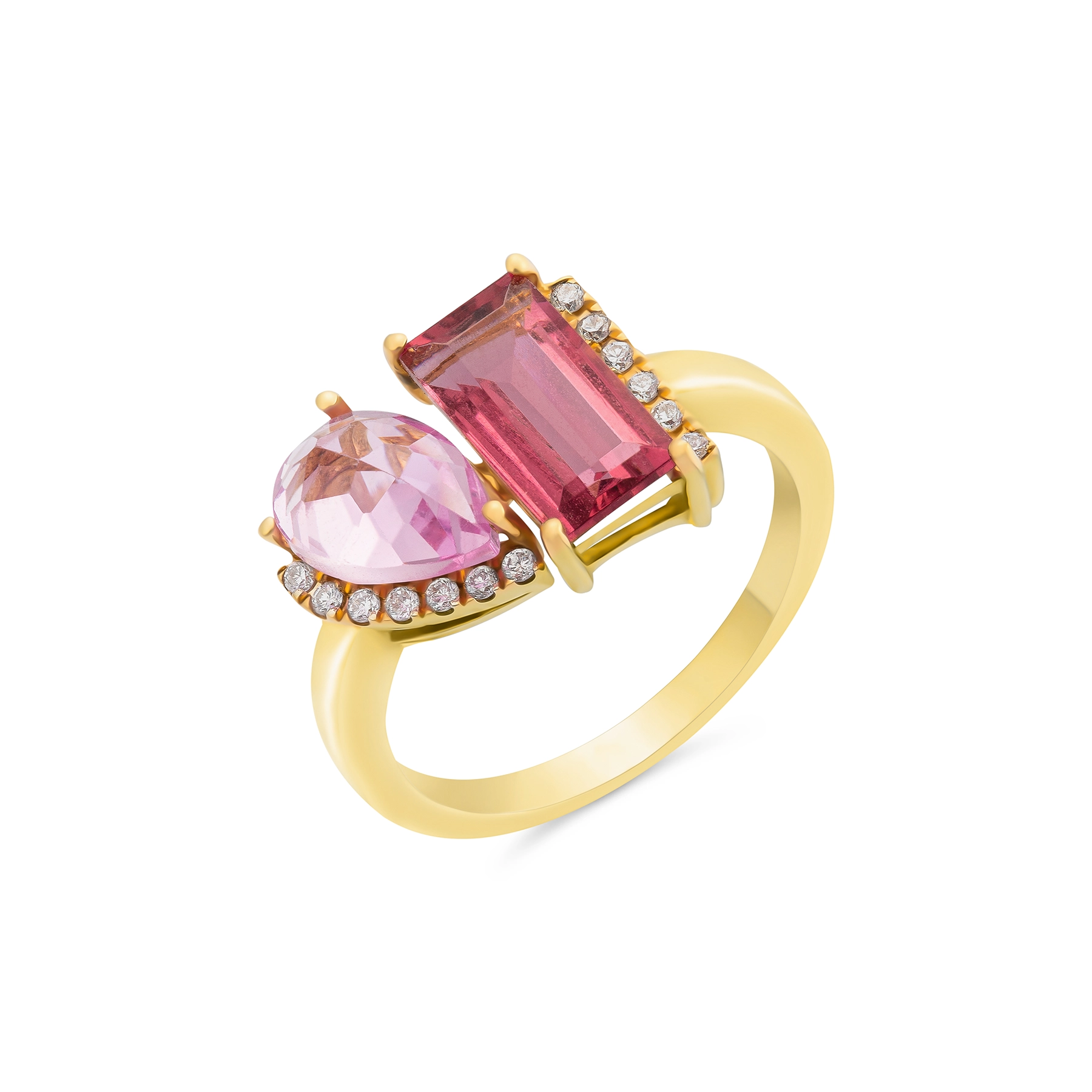 TOI ET MOI PINK TOURMALINE RING