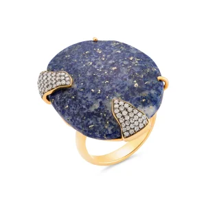 LAPIS LAZULI DIAMOND RING