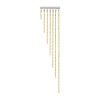 Single Diamond Gold Chain Earring