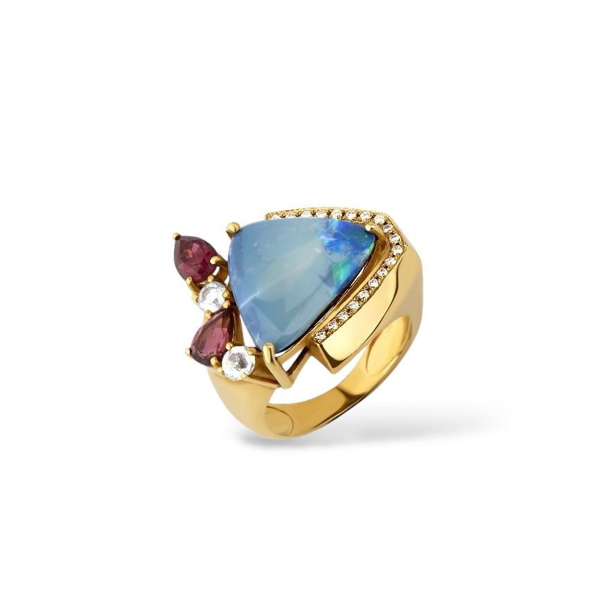 Ocean's Whisper Diamond Ring