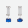 The Mismatch Blue Earrings