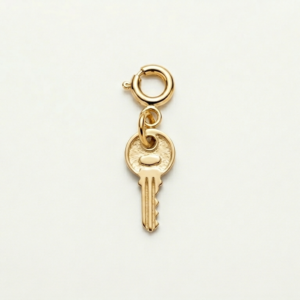 Lucky Gold Key Charm