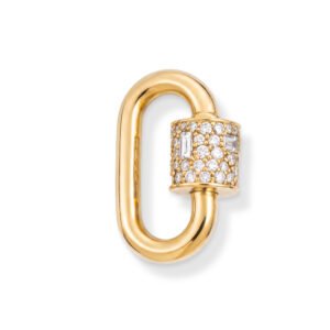 Pavé Diamond Lock Charm