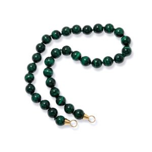 Rich in Green: Malachite Beaded Chain for Charms